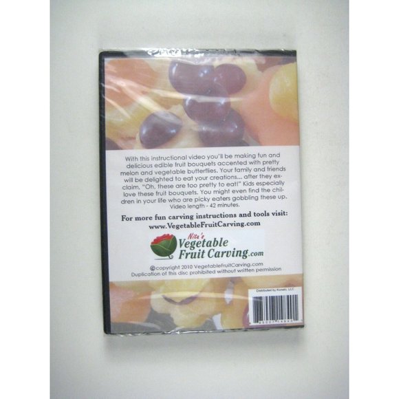 Nita's Bouquets and Butterflies DVD Vegetable Fruit Carving Video Instruction - Picture 2 of 3